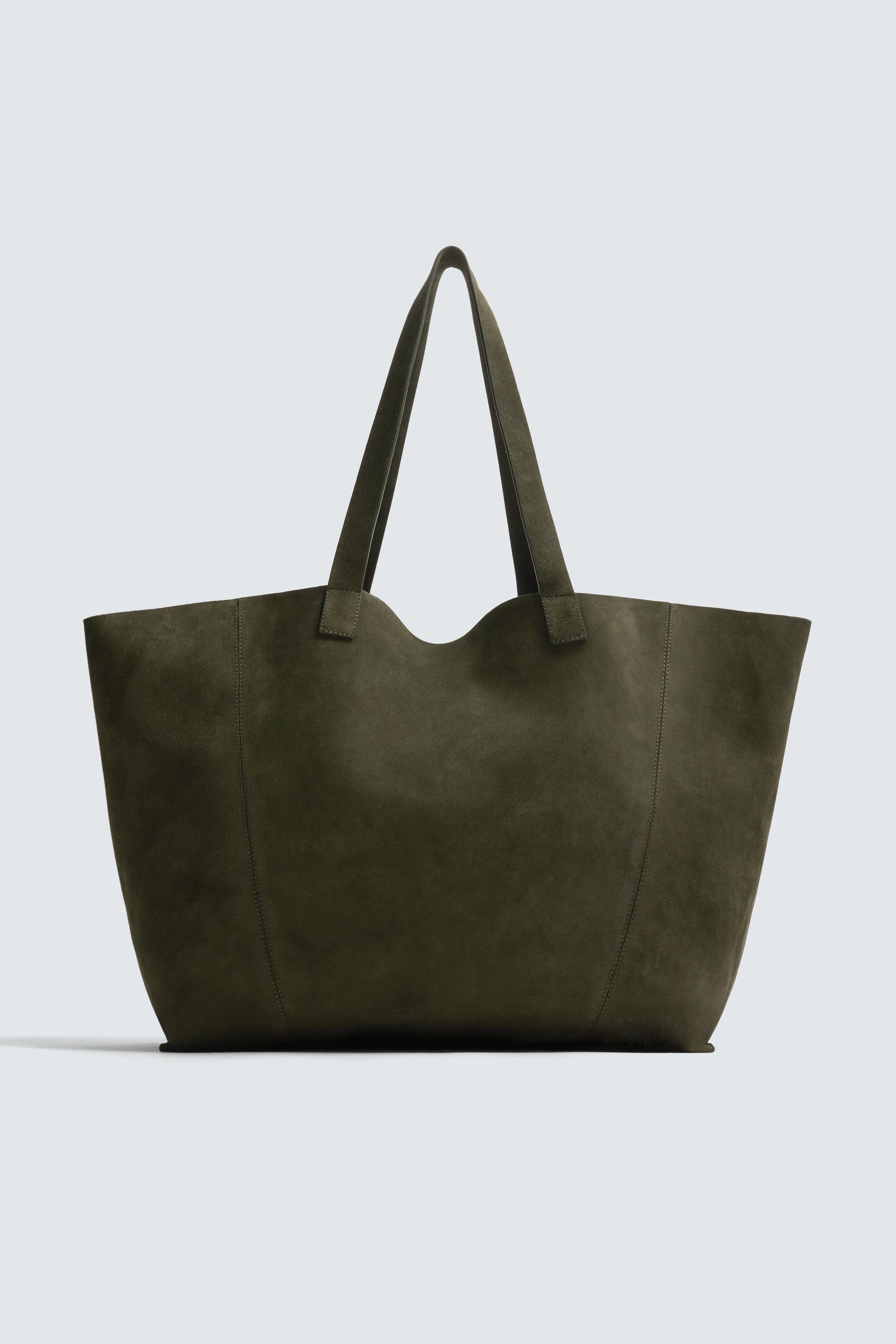 LEATHER SHOPPER BAG